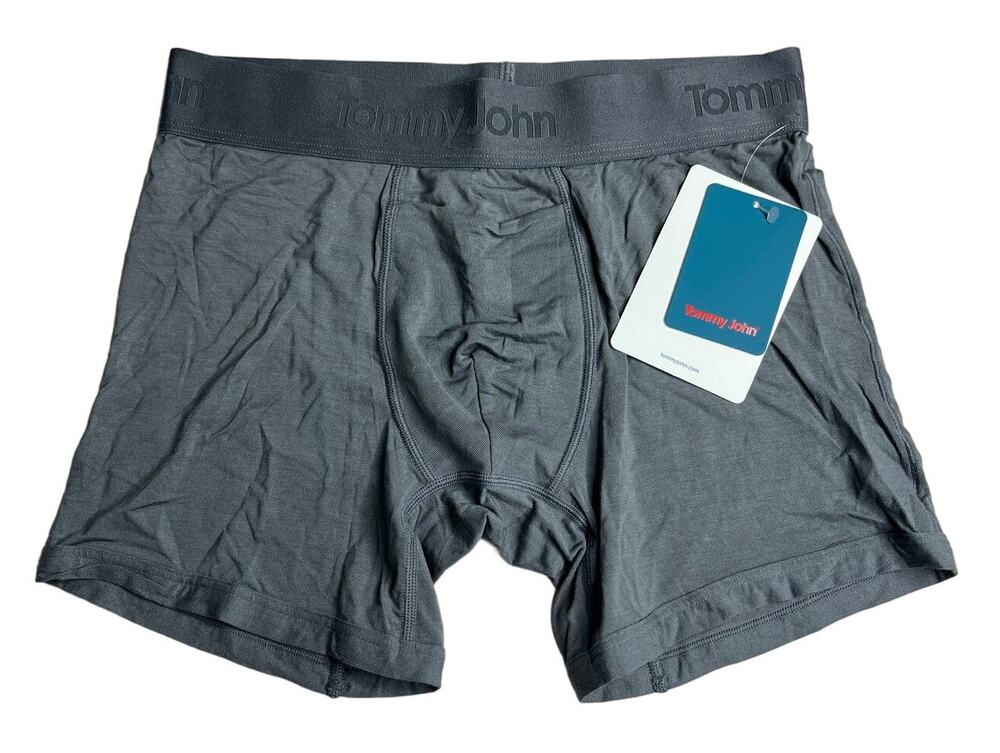 6-8 TOMMY JOHN Men's NWT $32 Soft Second Skin Boxer Brief Underwear Small
